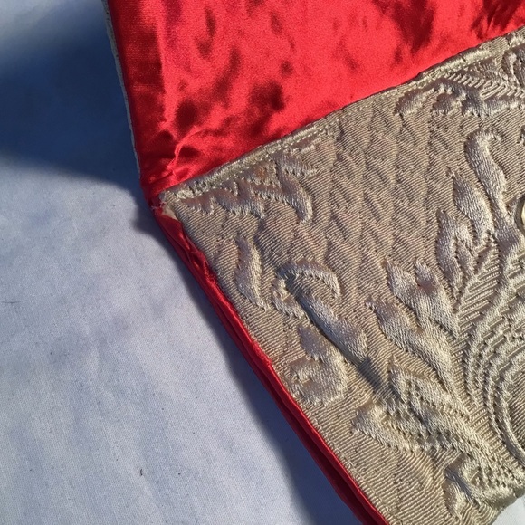 ❤️VINTAGE Damask & Silk Clutch - Picture 8 of 8